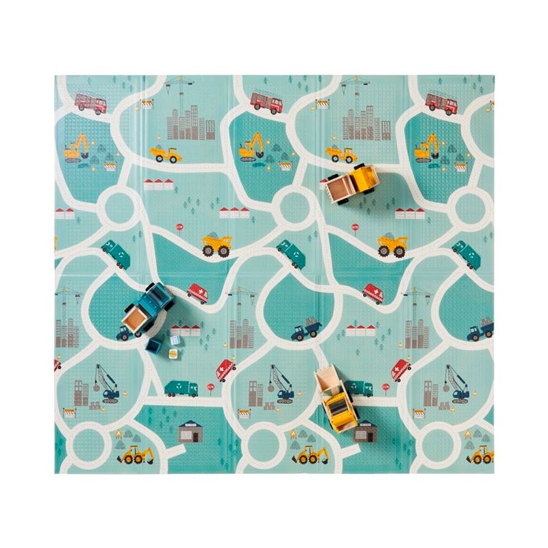 Designer Busy Trucks Play Mat