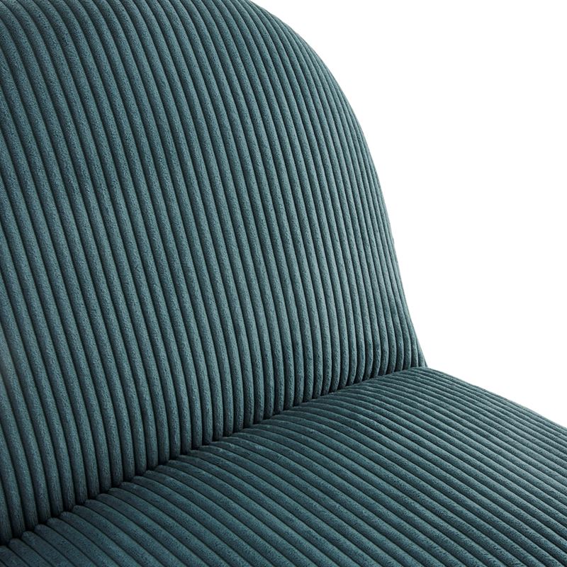 Kai Ocean Blue Cord Swivel Chair