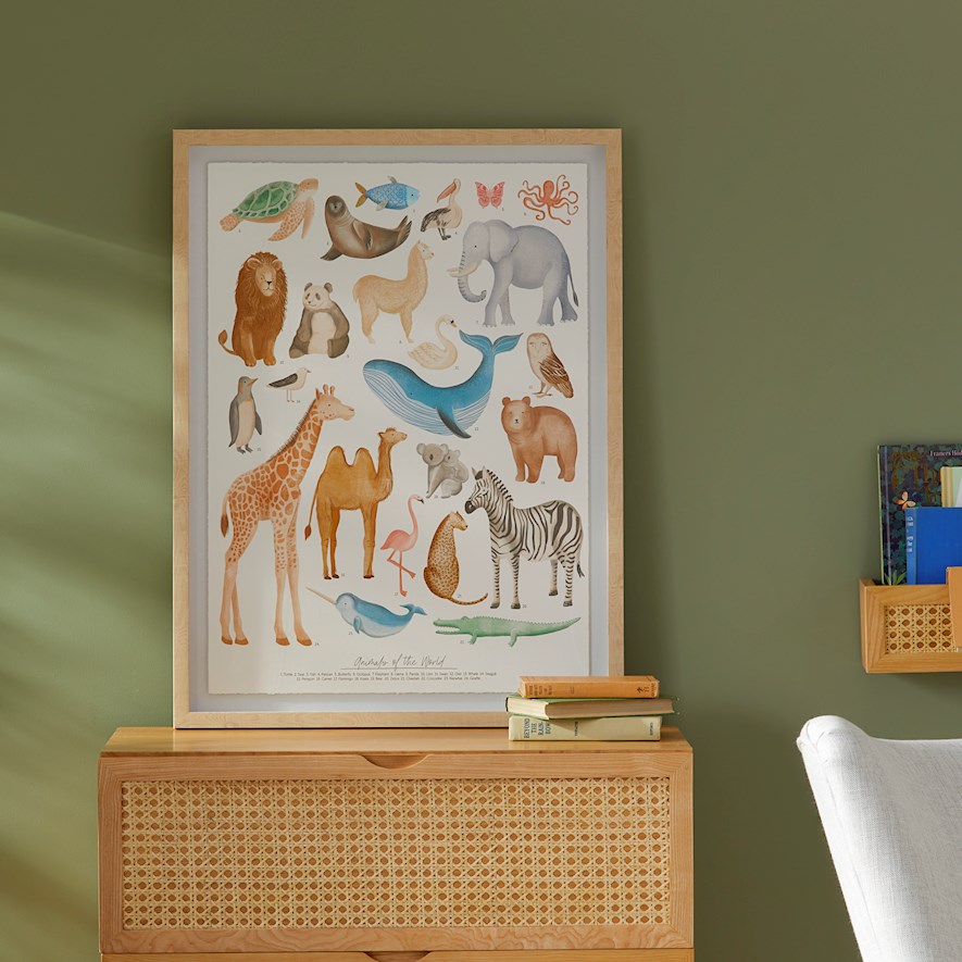 Animals of the World Wall Art