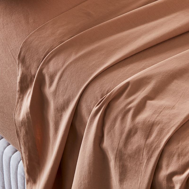 Stonewashed Cotton Earth Sheet Set