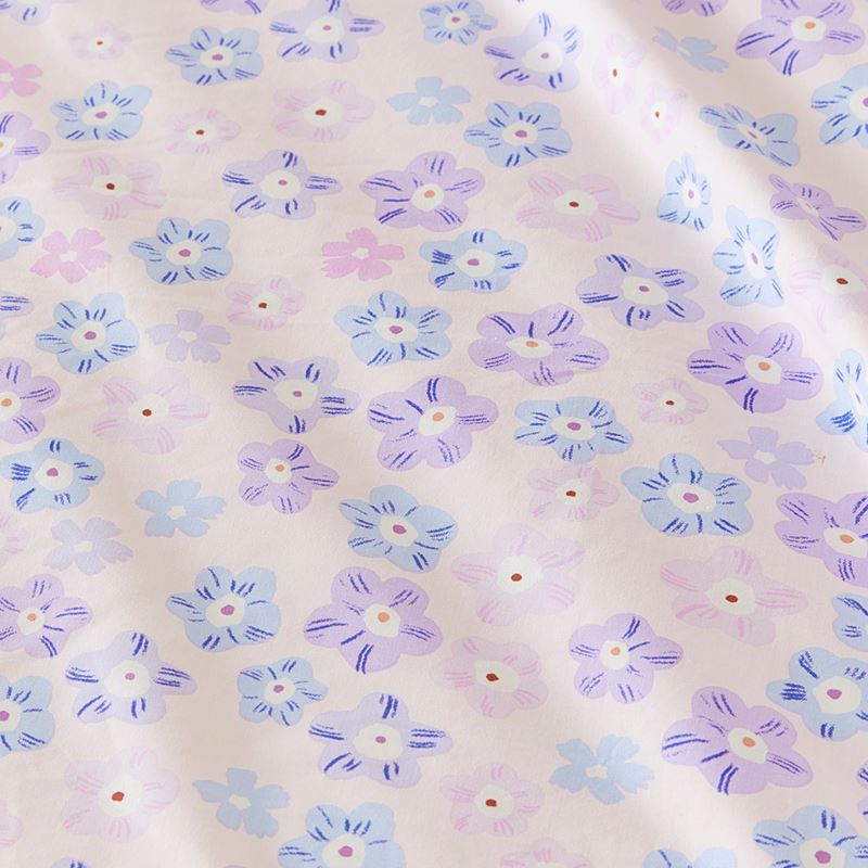Blossom Dreams Lilac Cot Quilt Cover Set