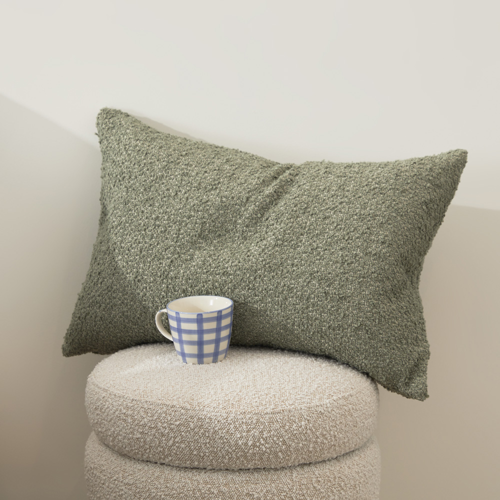 Otis Lilypad Long Boucle Cushion