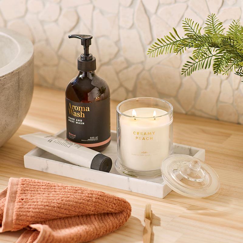 Taylor Creamy Peach Candle 360g