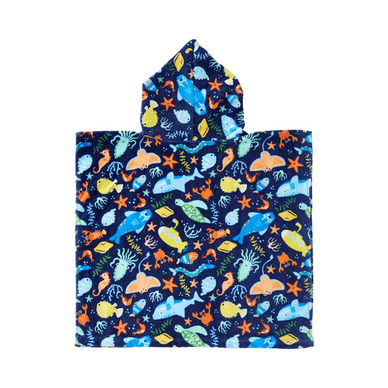 Sealife Kids Hooded Beach Towel
