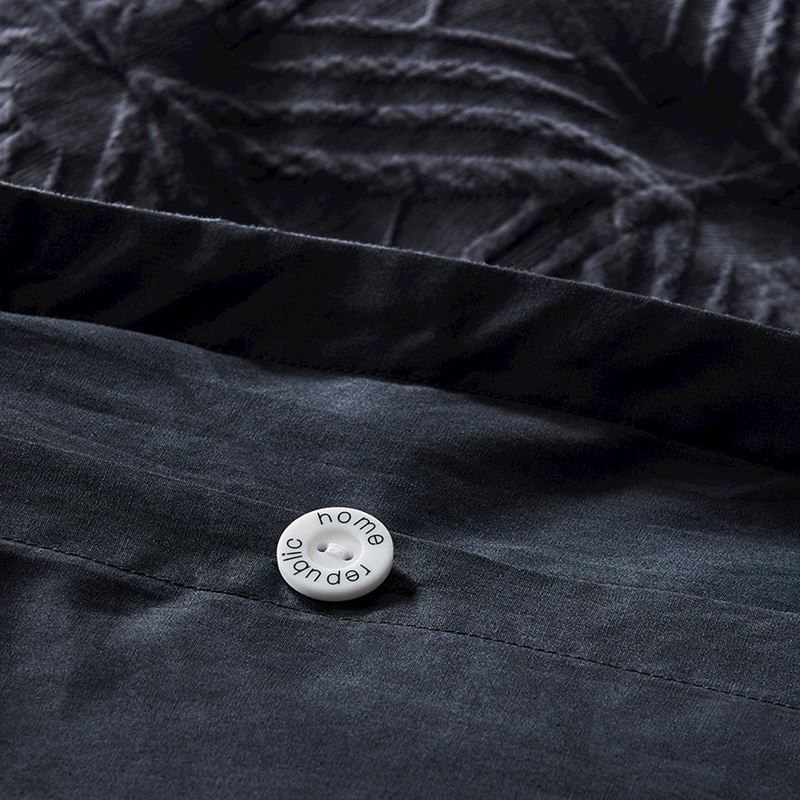 Villa Charcoal Quilt Cover Separates