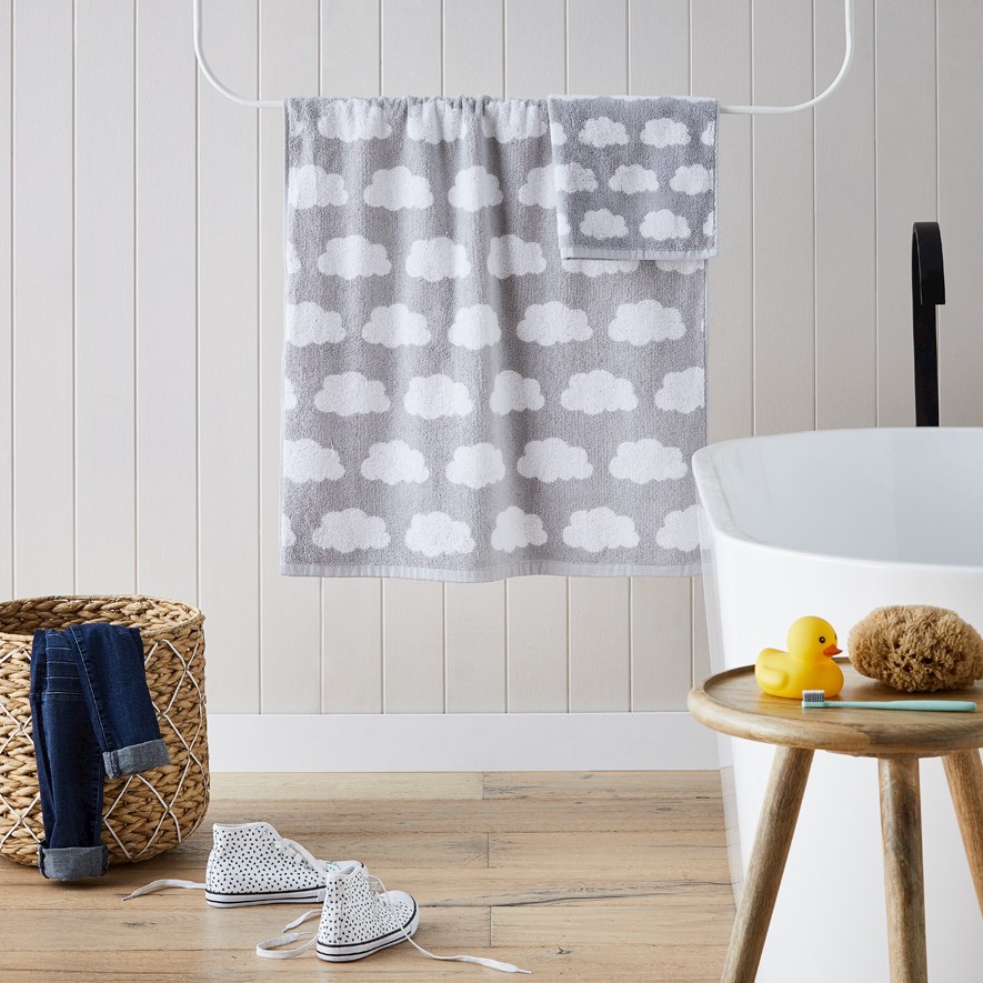 Cloud Grey Towel Range