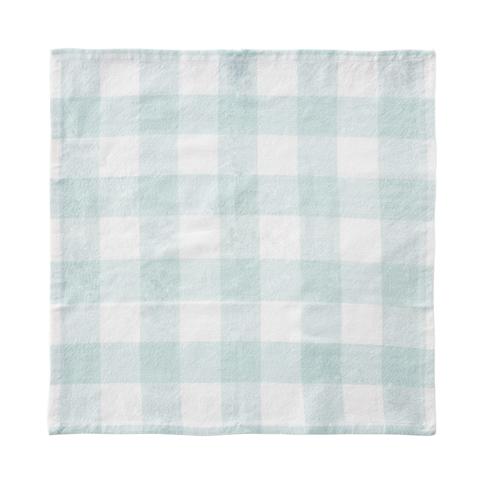 Sadie Fresh Mint Gingham Napkins Pack of 2