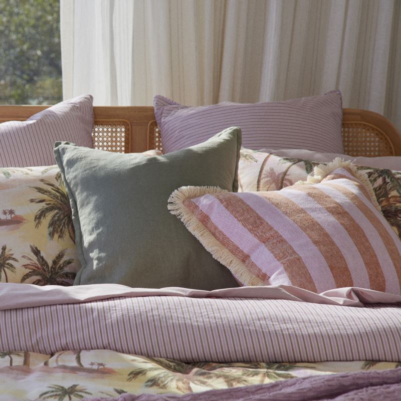 Lillie Lilac & Ginger Cushion