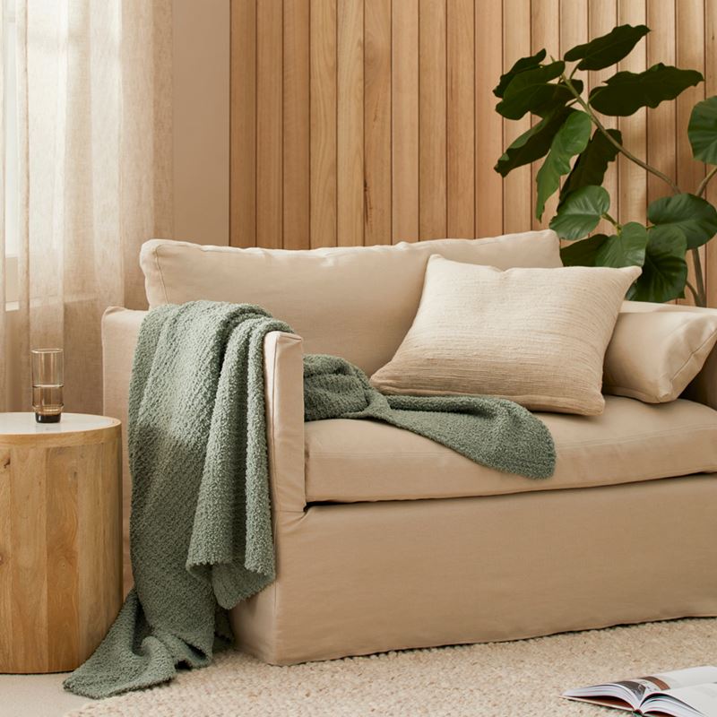 Manhattan Lily Pad Boucle Throw