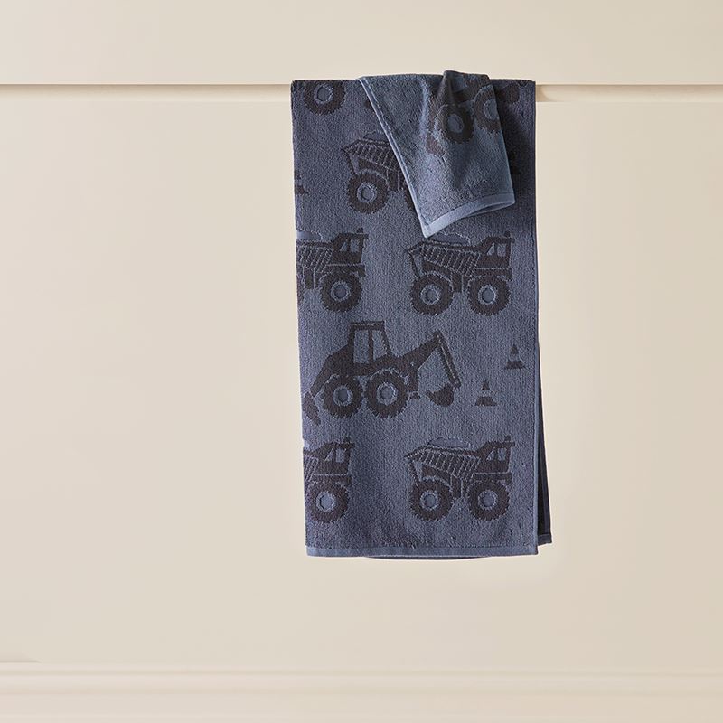 Construction Zone Navy Towel Range