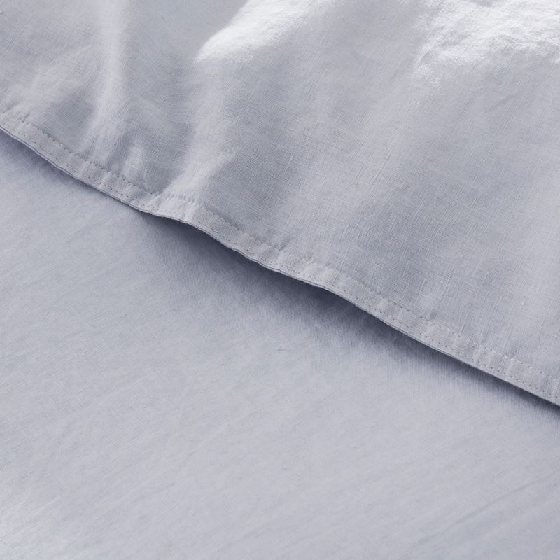 Vintage Washed Linen Lilac Hint Quilt Cover Separates