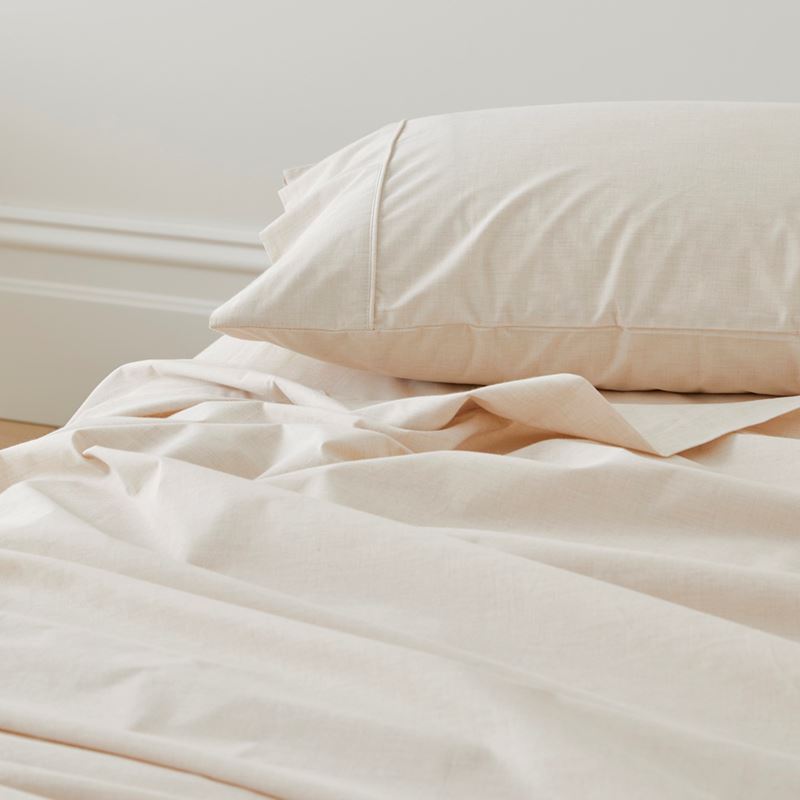 Fresh Yarn Dyed Natural Marle Sheet Set