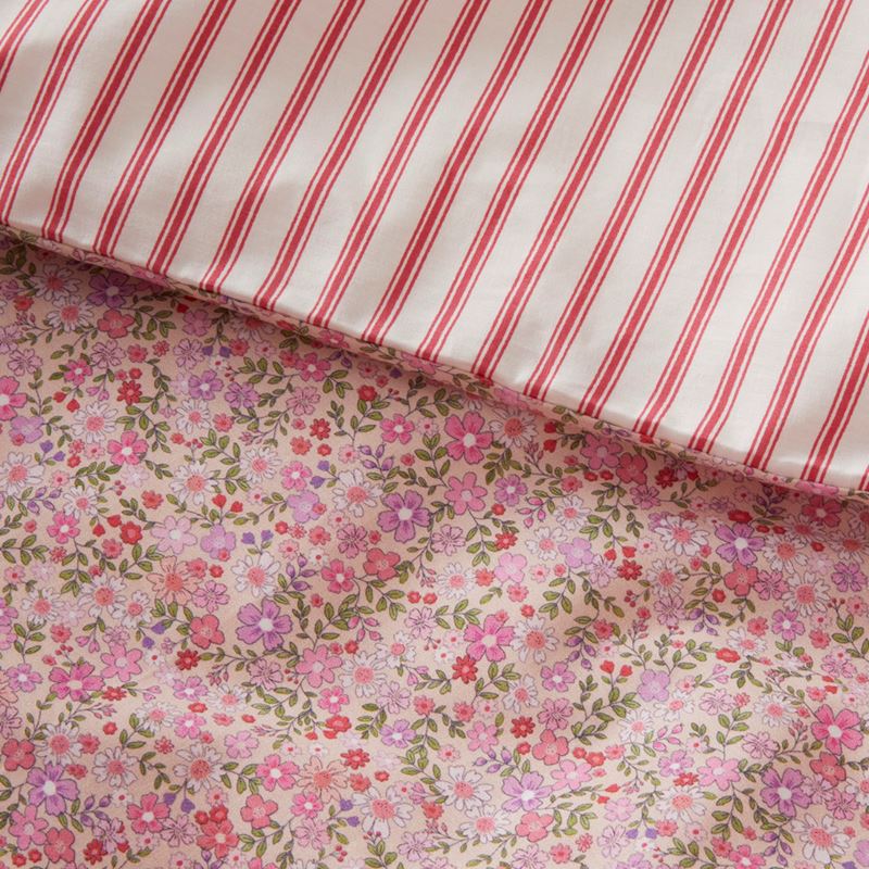 Heirloom Madelyn Floral Rose Cot Quilt Cover Set