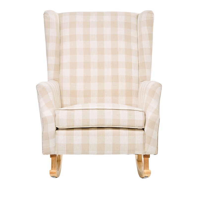 2 in 1 Gingham Nursery Chair