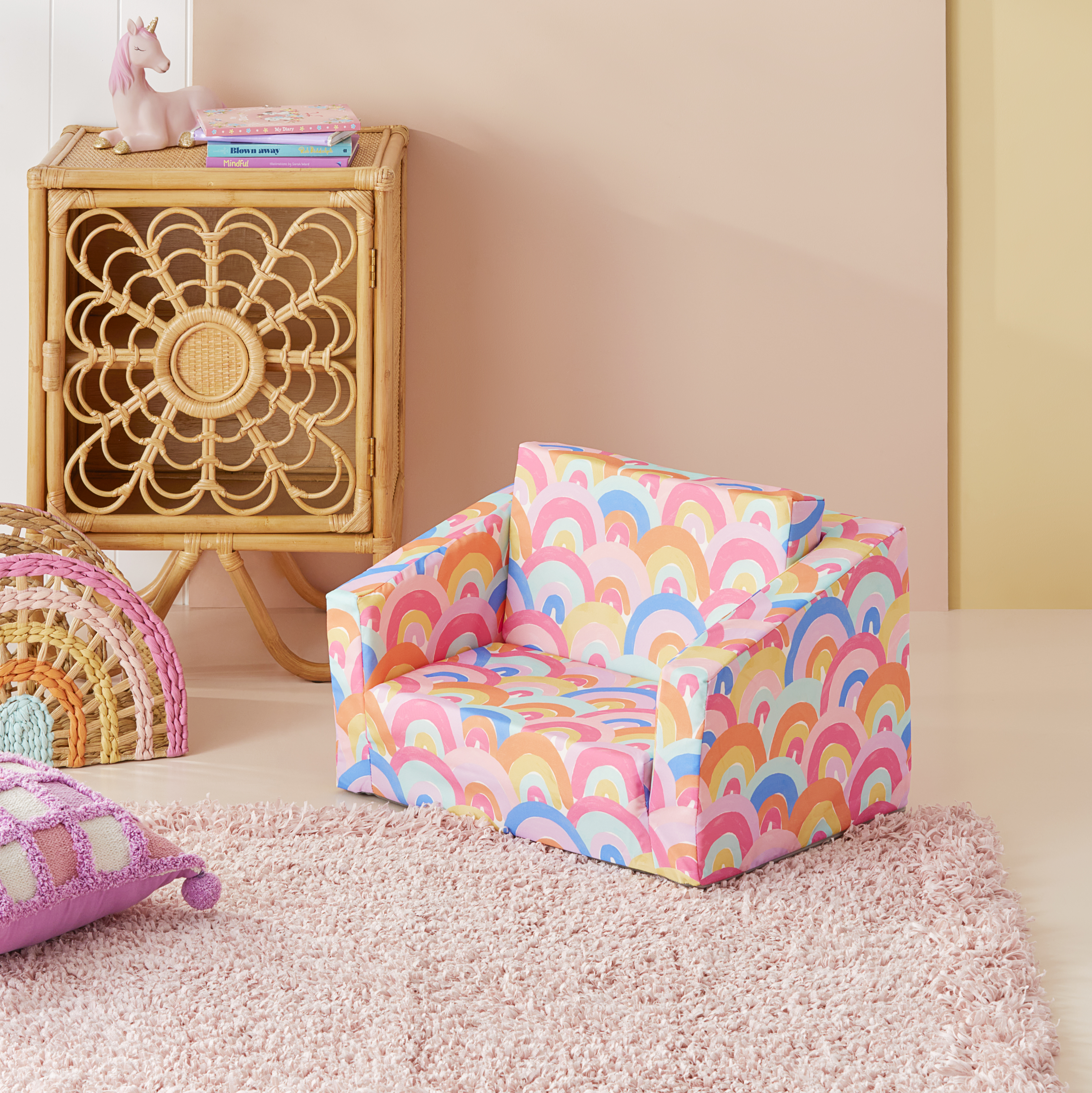 Rainbow Burst Flip Out Sofa