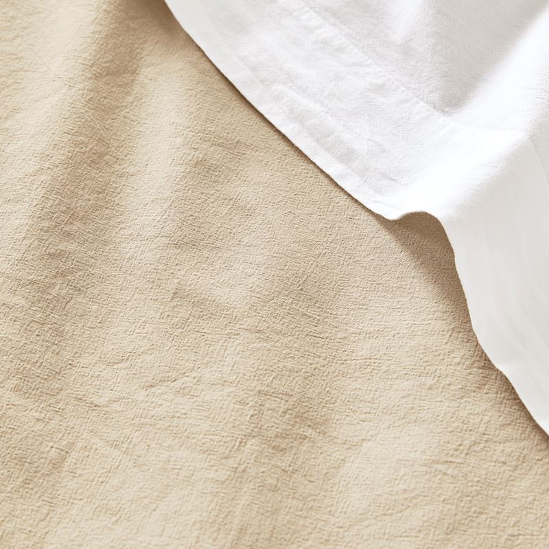 Stonewashed Cotton Sesame Quilt Cover Separates