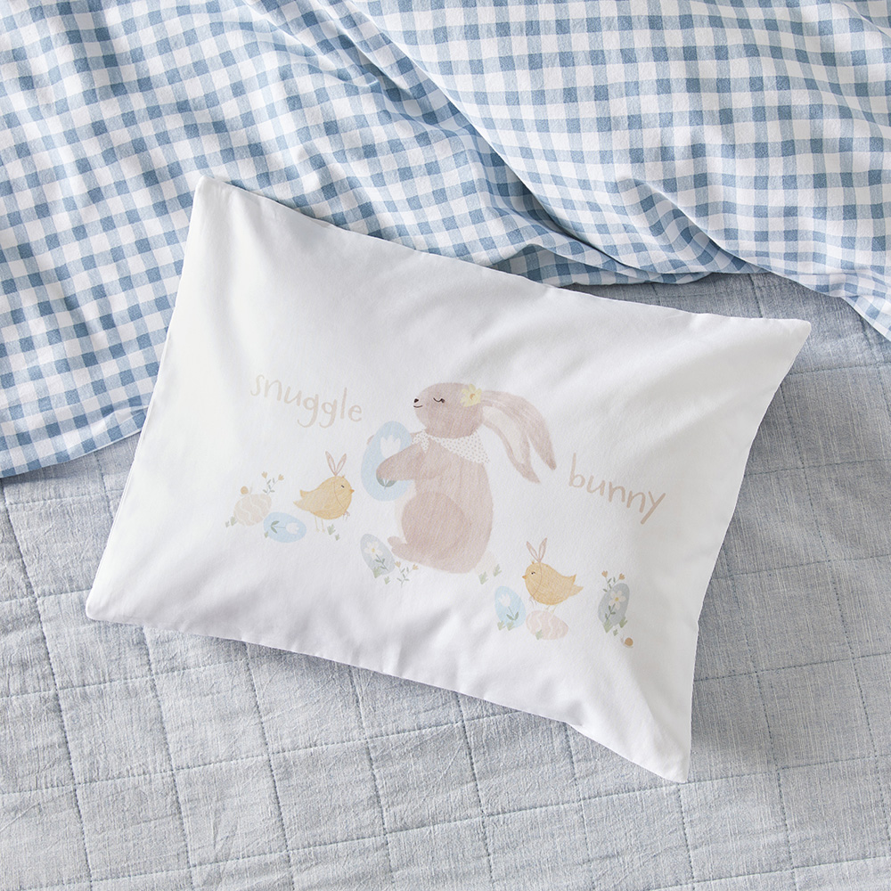 Decorative Snuggle Bunny Cot Pillowcase