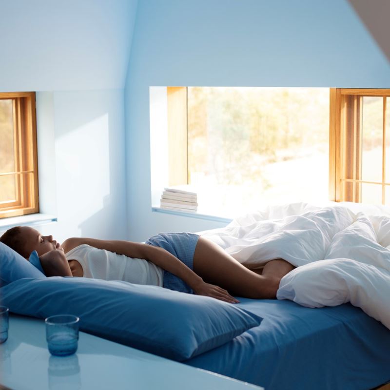 Stonewashed Cotton French Blue Quilt Cover Separates