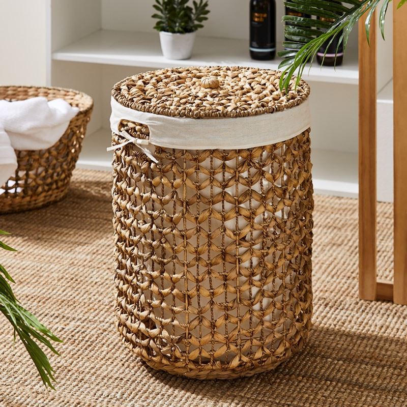 Knotted Natural Laundry Baskets