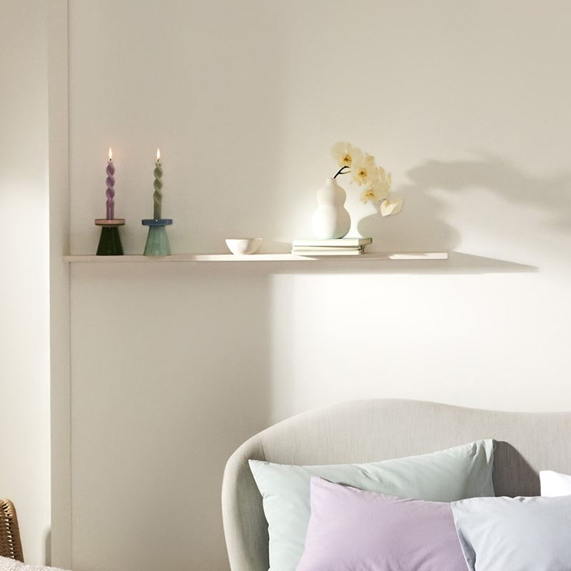 Contrast Mint & Blue Candle Holder