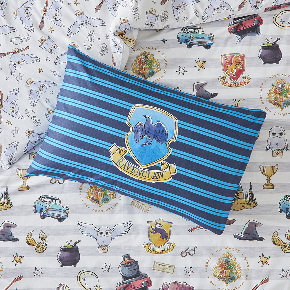 Warner Bros Harry Potter Blue Ravenclaw Pillowcase