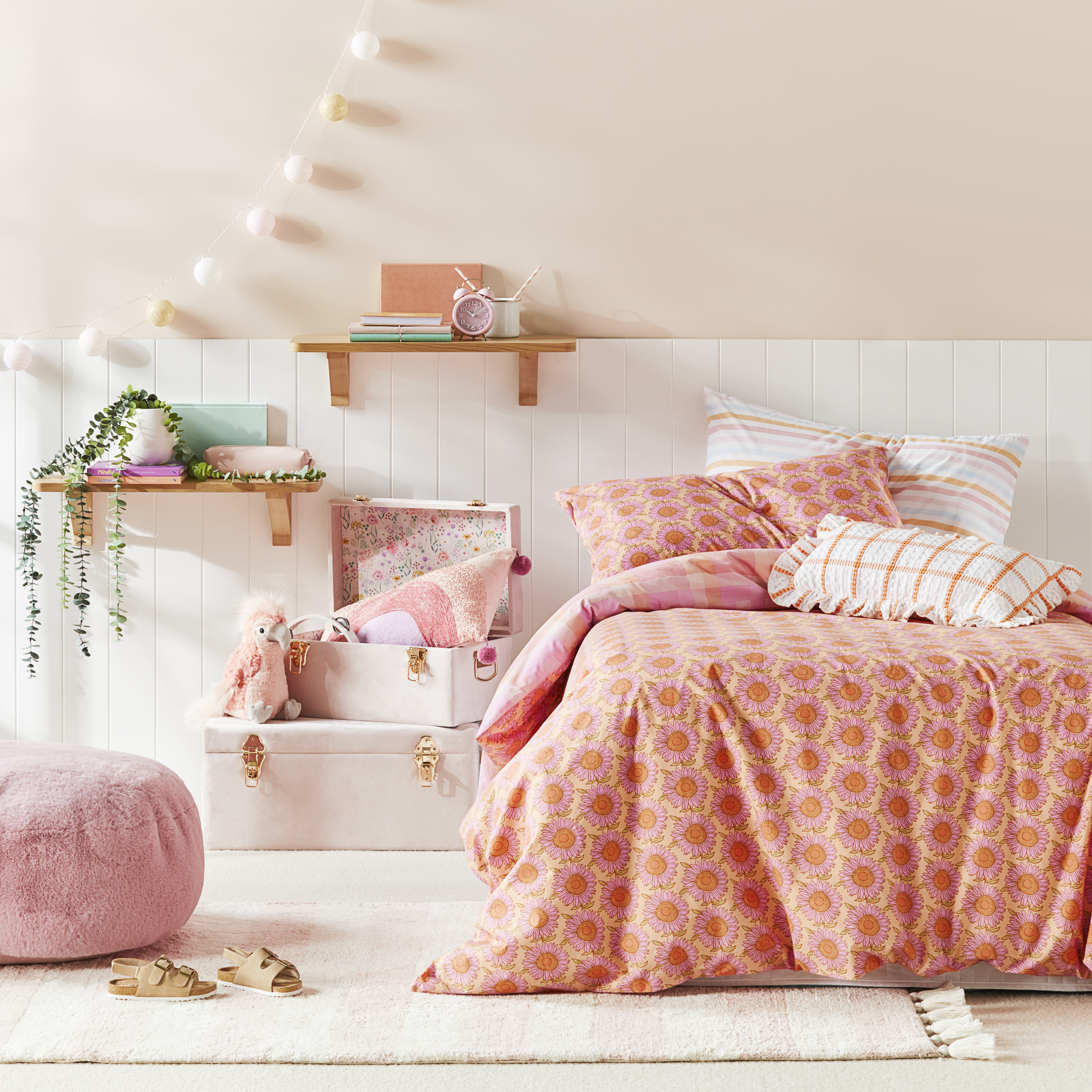 Sunflower Stonewashed Sunset  Quilt Cover Set