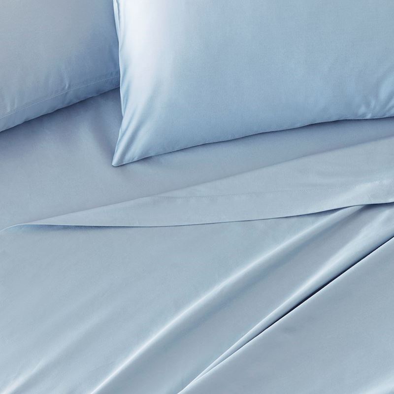 600TC Bamboo Cotton Pastel Blue Sheet Set