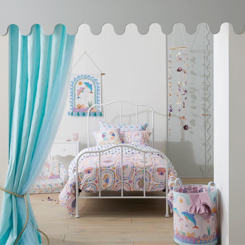 Karina Jambrak Mermaids Treasure Sandy Pink Quilt Cover Set