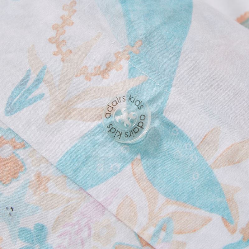 Sea Garden White Quilt Cover Set