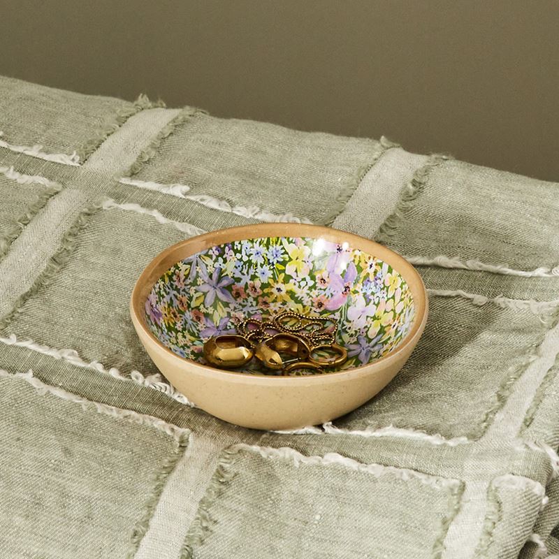 Summer Sorbet Green Floral Melamine Servingware