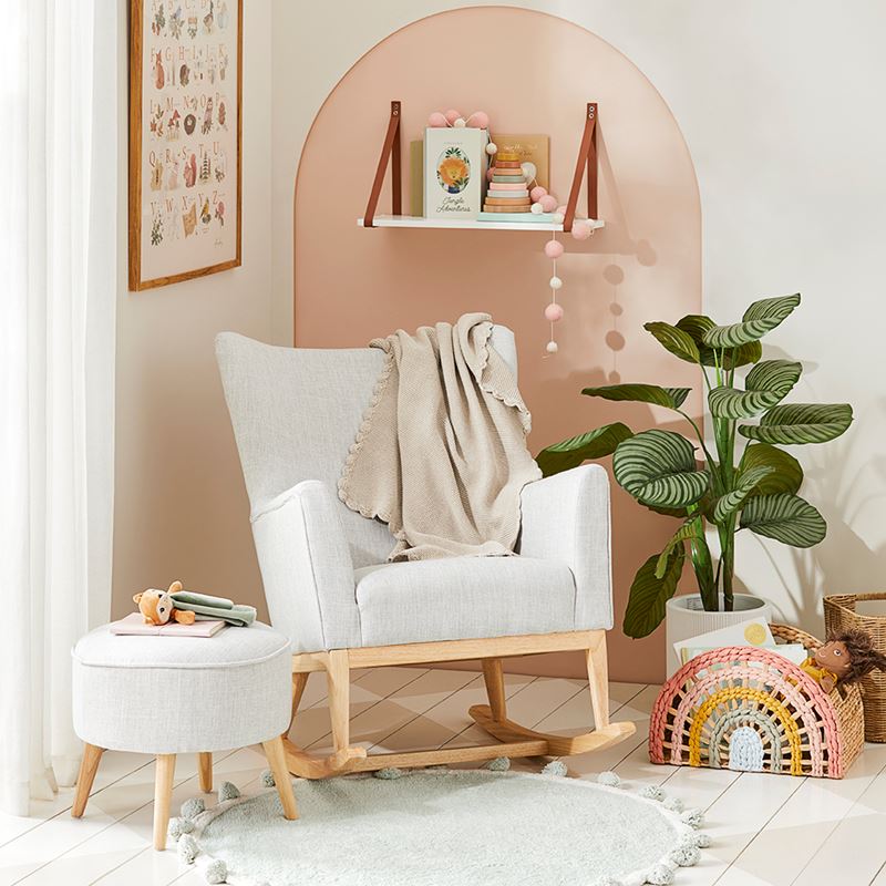 Marley Grey Rocking Chair