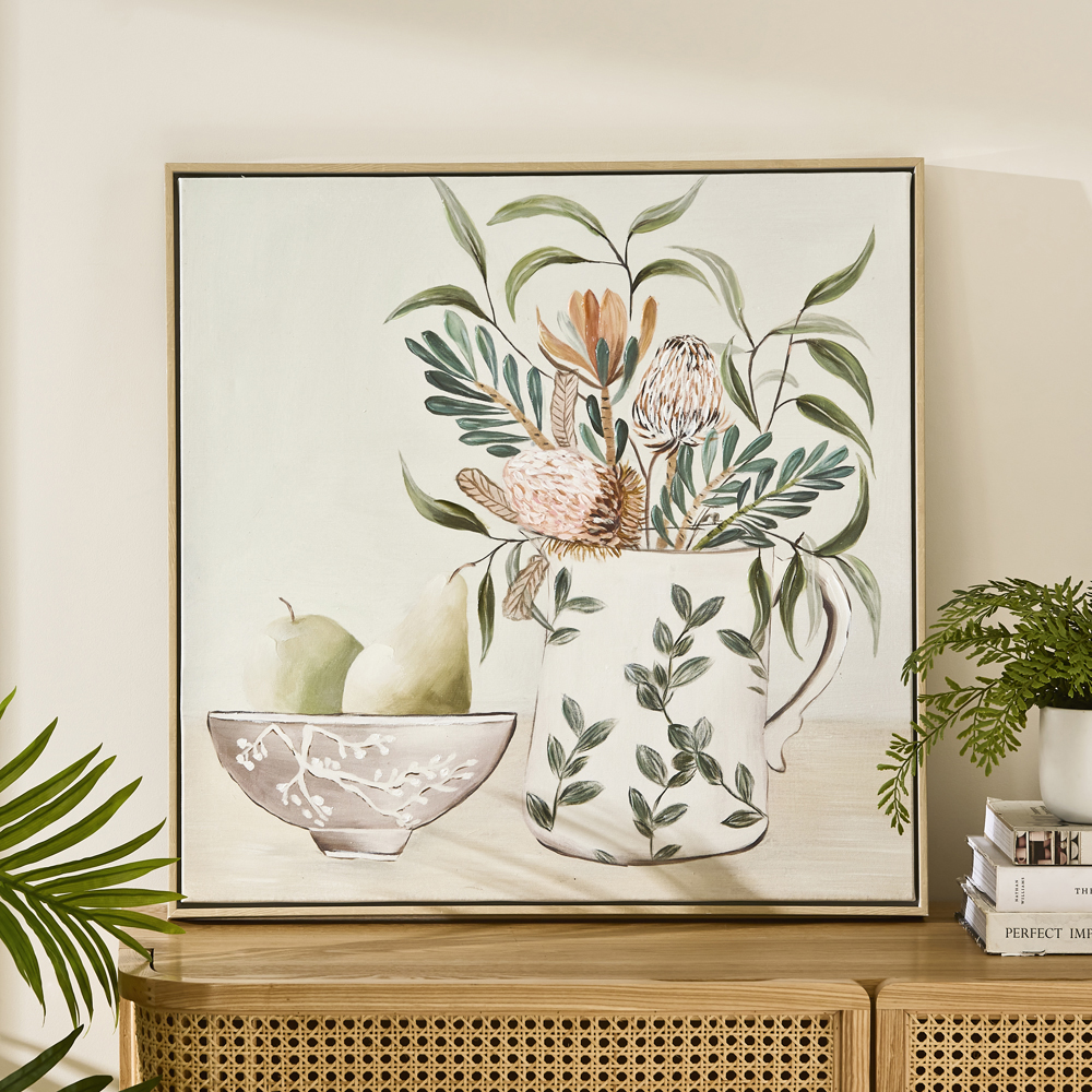 Lifestyle Jug & Pear Bowl Canvas