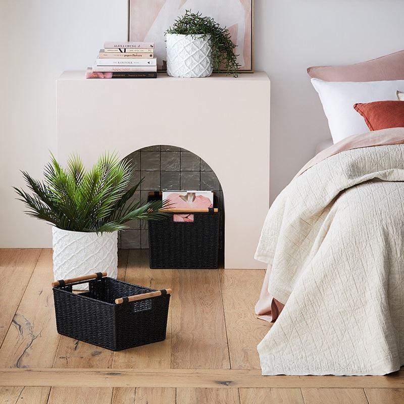 Kendrick Black Baskets