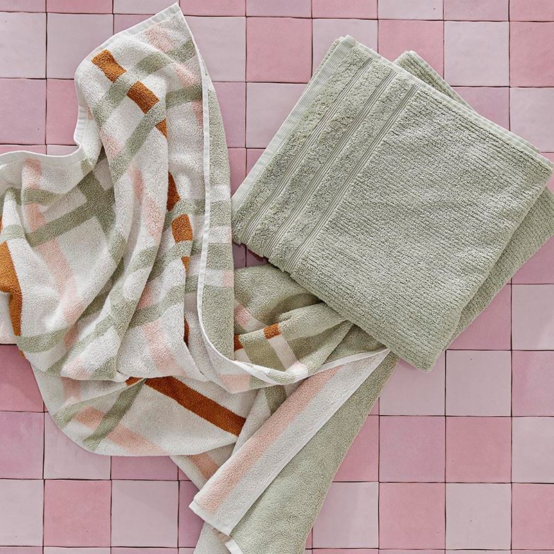 Flinders Green Tea Bath Towel Range