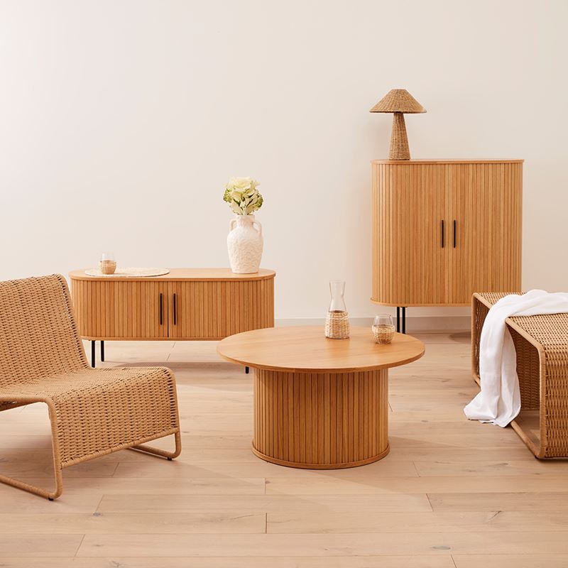 Hyde Natural Round Coffee Table