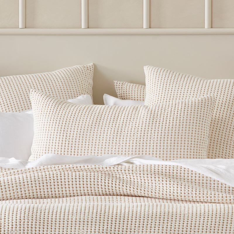 Wallis Latte Waffle Quilt Cover Set + Separates