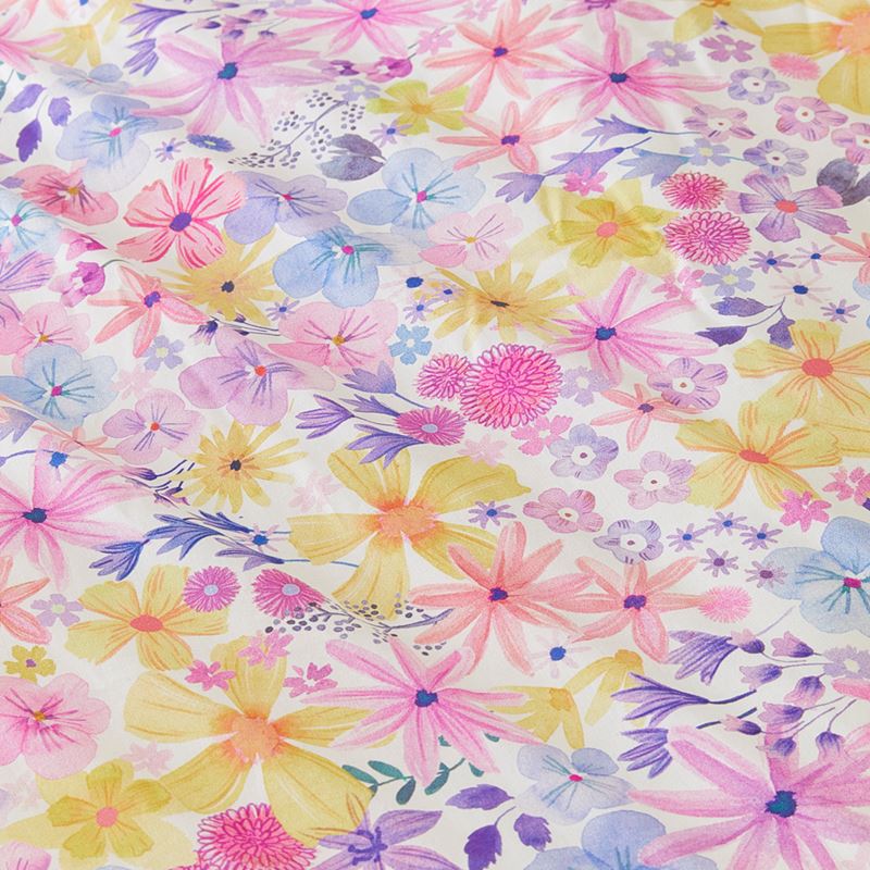 Blossom Dreams Lilac Cot Quilt Cover Set