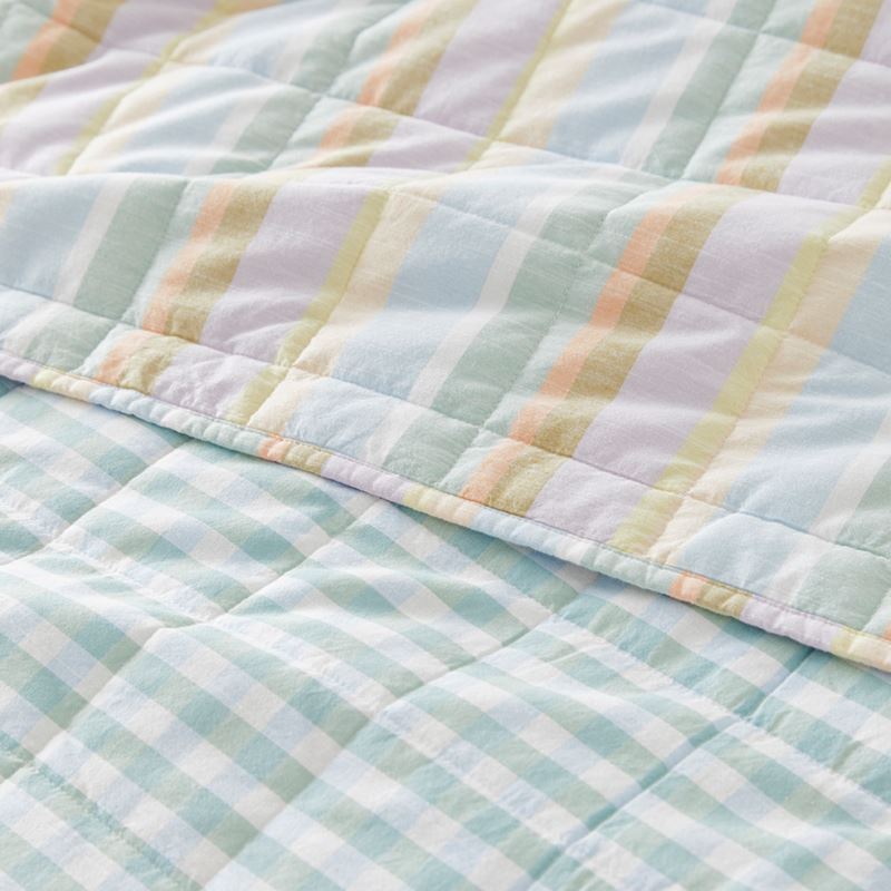 Sorbet Stripe Quilted Coverlet Separates