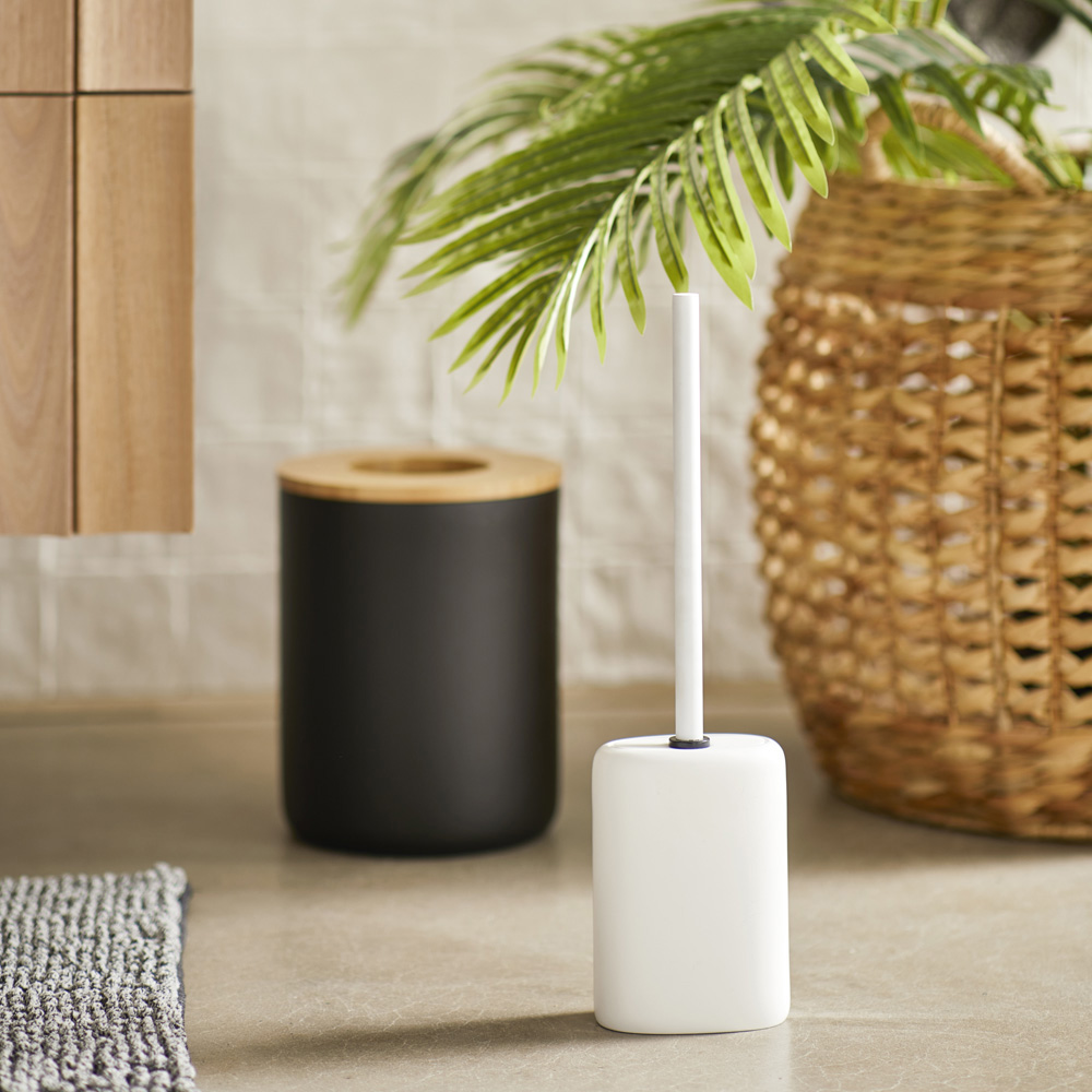 Oscar White Toilet Brush