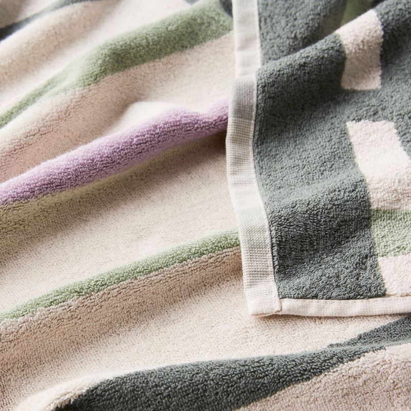 Dylon Eucalyptus Multi Stripe Check Towel Range