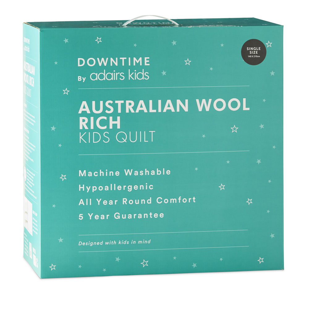Kids Australian Wool Rich Quilt
