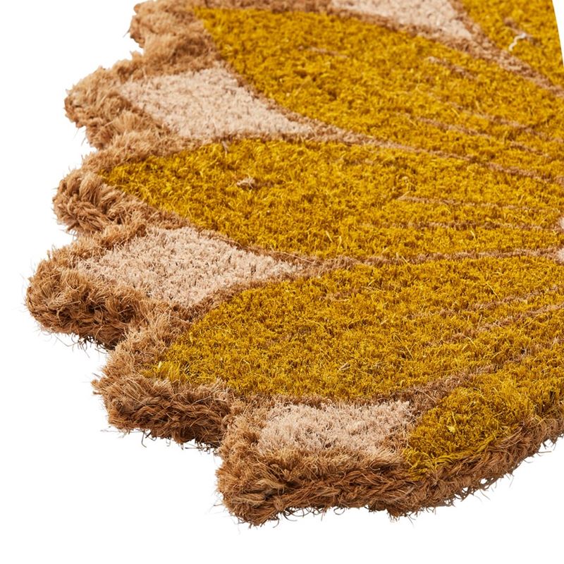 Coir Retro Flower Doormat