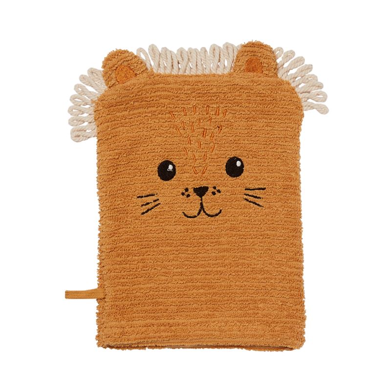 Baby Bath Time Lion Wash Mitt
