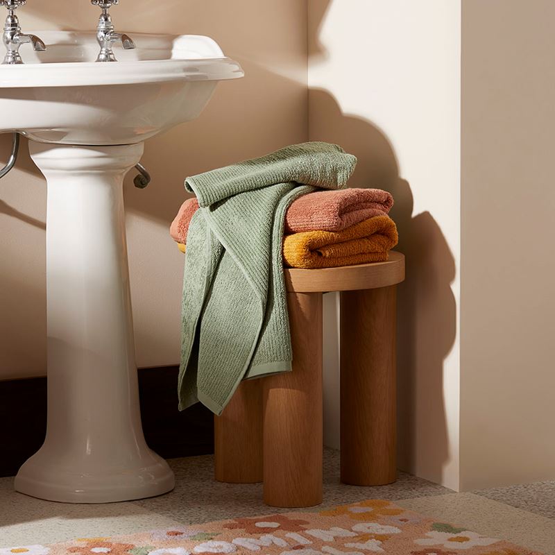Savannah Ginger Textured Towel Range