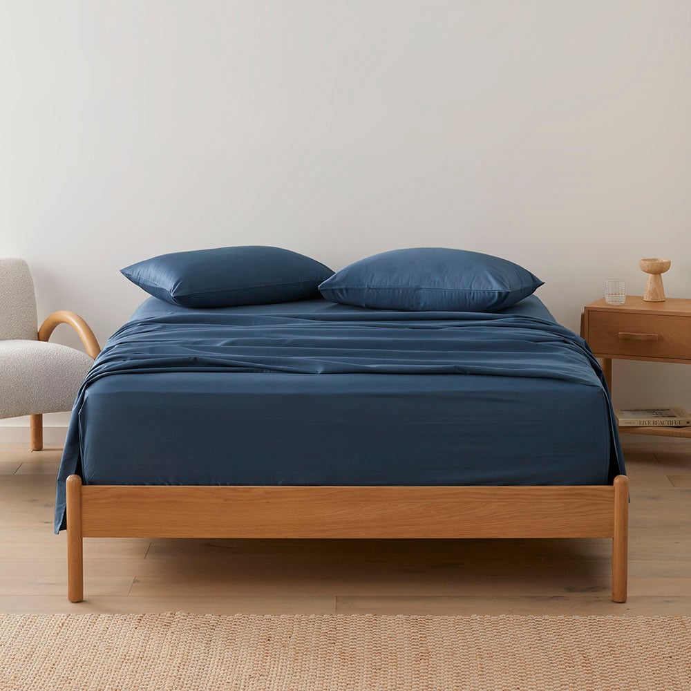 600TC Bamboo Cotton Blue Slate Sheet Set