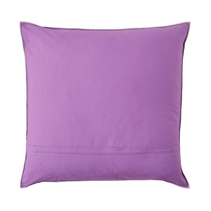 Sia Purple Check Cushion