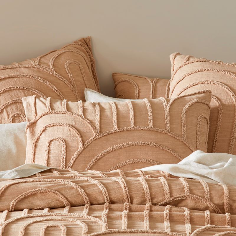 Archie Nougat Tufted Quilt Cover Separates