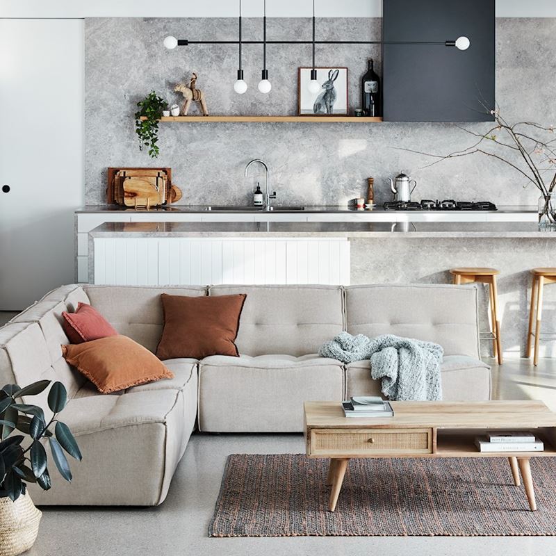 Otis Natural Lounge Chair 1 Seater