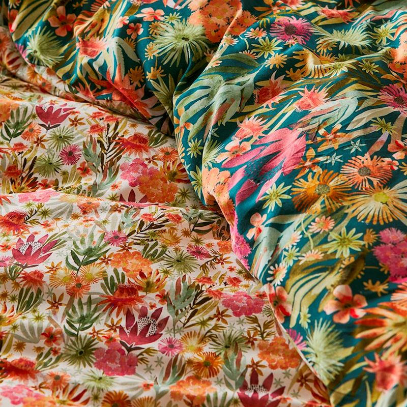 Pia Multi Bamboo Cotton Quilt Cover Set + Separates