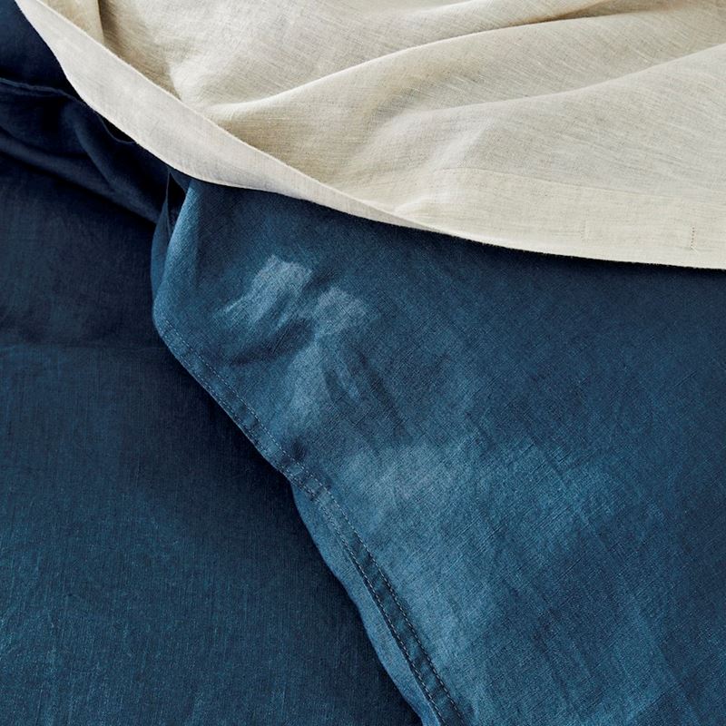 Vintage Washed Linen Old Navy Quilt Cover Separates